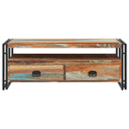 vidaXL TV-Schrank Altholz Massiv