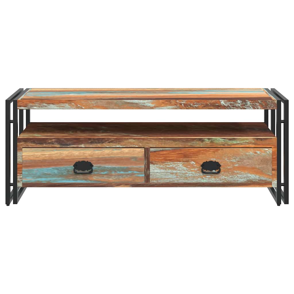 vidaXL TV-Schrank Altholz Massiv