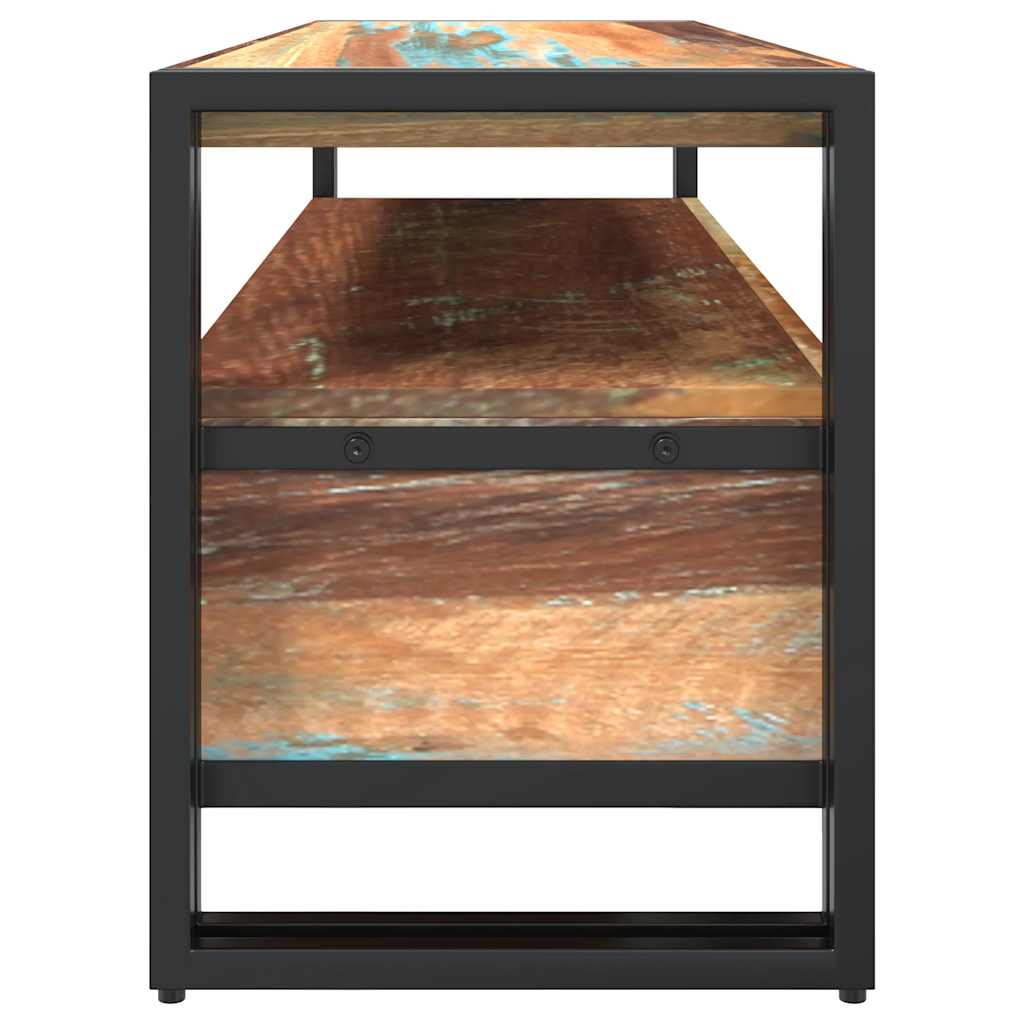 vidaXL TV-Schrank Altholz Massiv