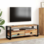 vidaXL TV-Schrank Altholz Massiv