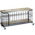 vidaXL TV-Schrank Massivholz Mango 100x40x45 cm