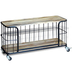 vidaXL TV-Schrank Massivholz Mango 100x40x45 cm
