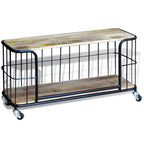 vidaXL TV-Schrank Massivholz Mango 100x40x45 cm