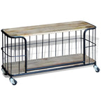vidaXL TV-Schrank Massivholz Mango 100x40x45 cm