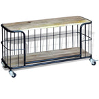 vidaXL TV-Schrank Massivholz Mango 100x40x45 cm