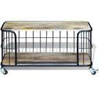 vidaXL TV-Schrank Massivholz Mango 100x40x45 cm