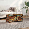 vidaXL Couchtisch Truhe Altholz Massiv 80x40x35 cm