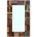 vidaXL Spiegel Altholz 80x50 cm