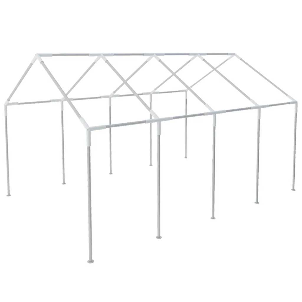 vidaXL Pavillon Weiß 8 x 4 m
