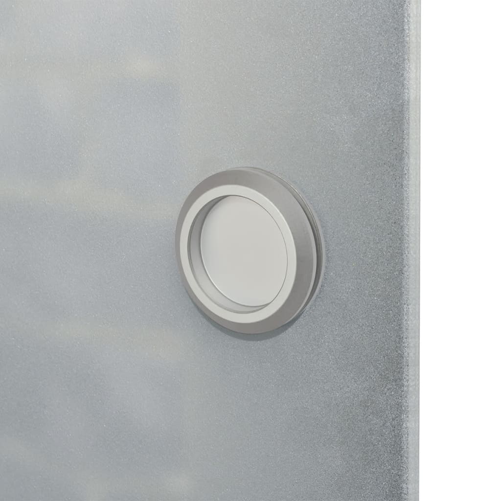 vidaXL Doppelschiebetür Glas
