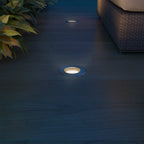 vidaXL LED-Bodeneinbaustrahler 3 Stk. Outdoor Rund