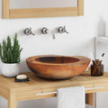 vidaXL Becken Teak Massiv 45 cm