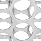 vidaXL Weinregal Aluminium Silber 27 Flaschen