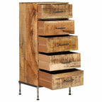 vidaXL Kommode 45x35x106 cm Massivholz Mango