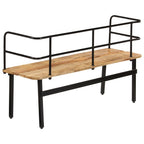 vidaXL Bank 120 x 40 x 70 cm Mango-Massivholz