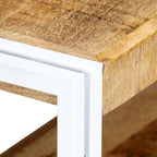vidaXL TV-Regal 90x30x40 cm Massivholz Mango