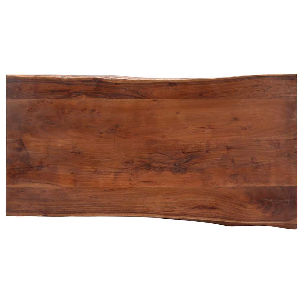 vidaXL Couchtisch mit lebenden Kanten 115x60x40 cm Massivholz Akazie