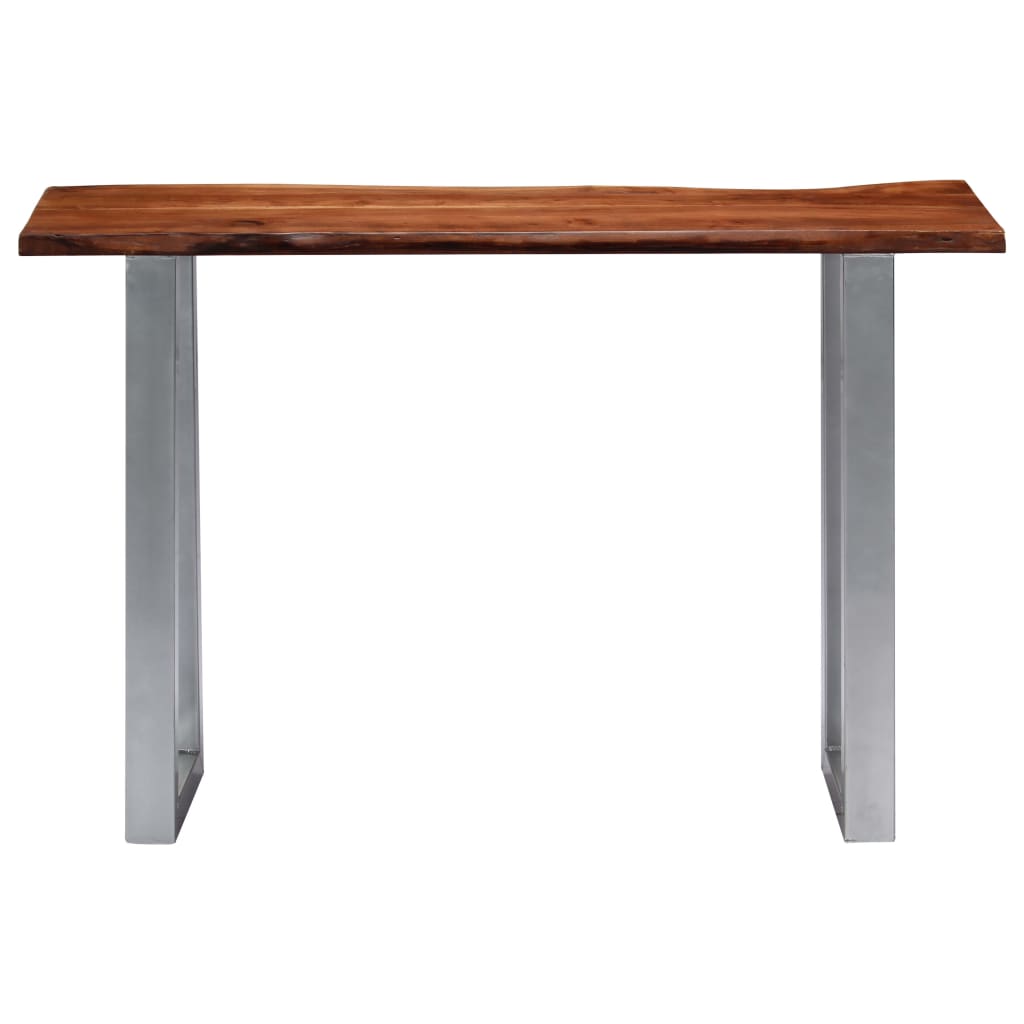 vidaXL Konsolentisch 115x35x76 cm Massivholz Akazie und Eisen
