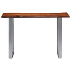 vidaXL Konsolentisch 115x35x76 cm Massivholz Akazie und Eisen