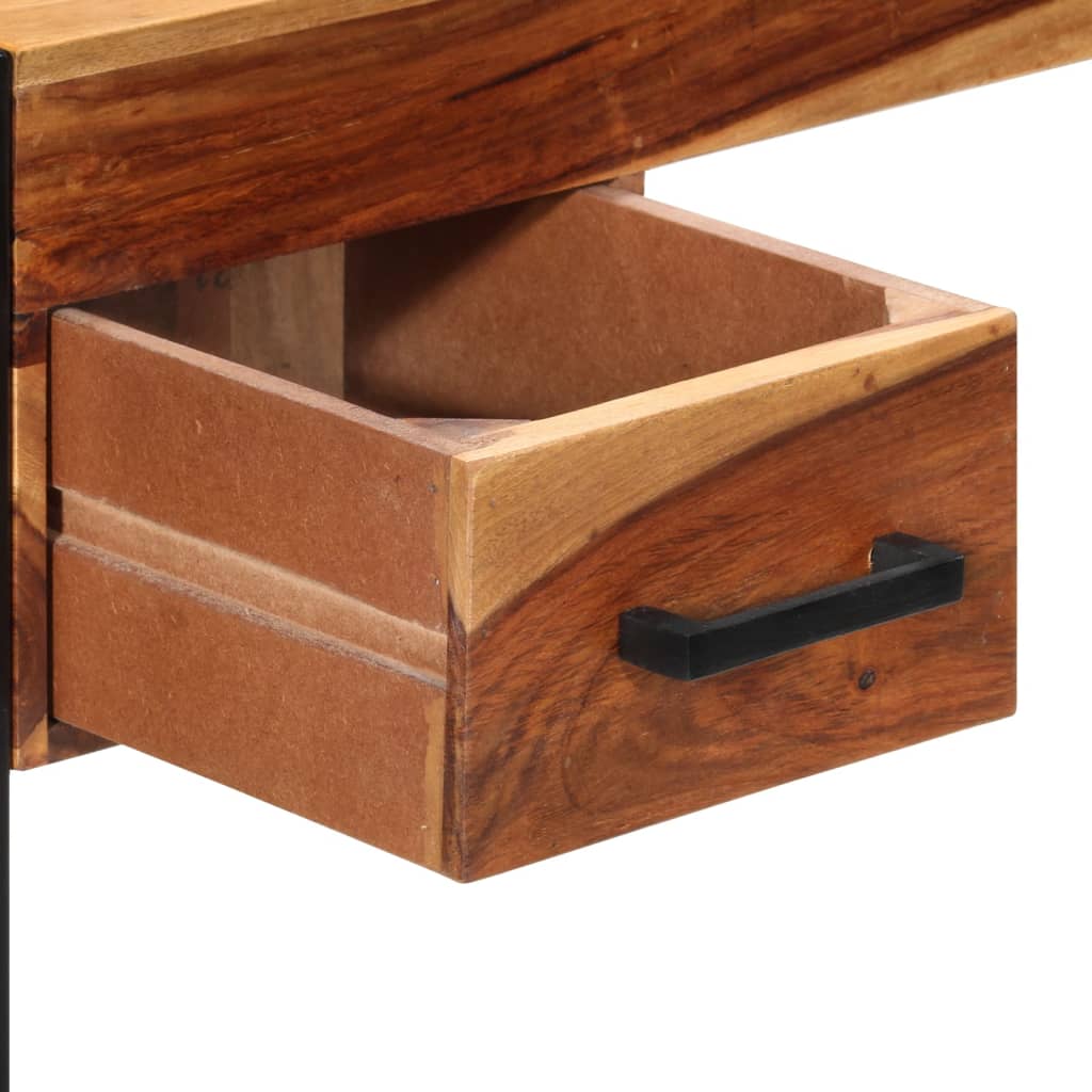 vidaXL Schreibtisch mit 2 Schubladen 110x50x77 cm Massivholz Akazie