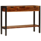 vidaXL Sideboard mit 3 Schubladen 110x35x75 cm Massivholz Akazie