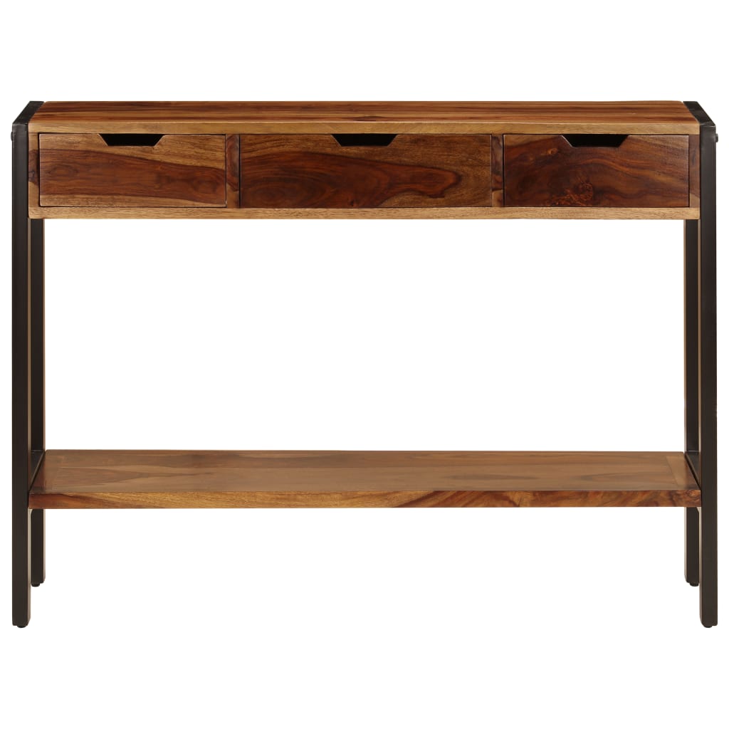 vidaXL Sideboard mit 3 Schubladen 110x35x75 cm Massivholz Akazie