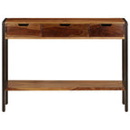 vidaXL Sideboard mit 3 Schubladen 110x35x75 cm Massivholz Akazie