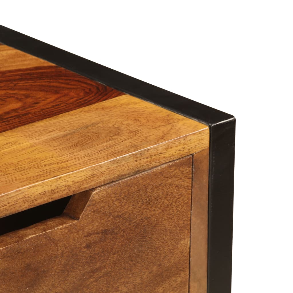 vidaXL Sideboard mit 3 Schubladen 110x35x75 cm Massivholz Akazie