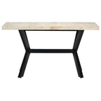 vidaXL Esstisch 140x70x75 cm Massivholz Mango Gebleicht