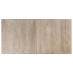 vidaXL Esstisch 140x70x75 cm Massivholz Mango Gebleicht