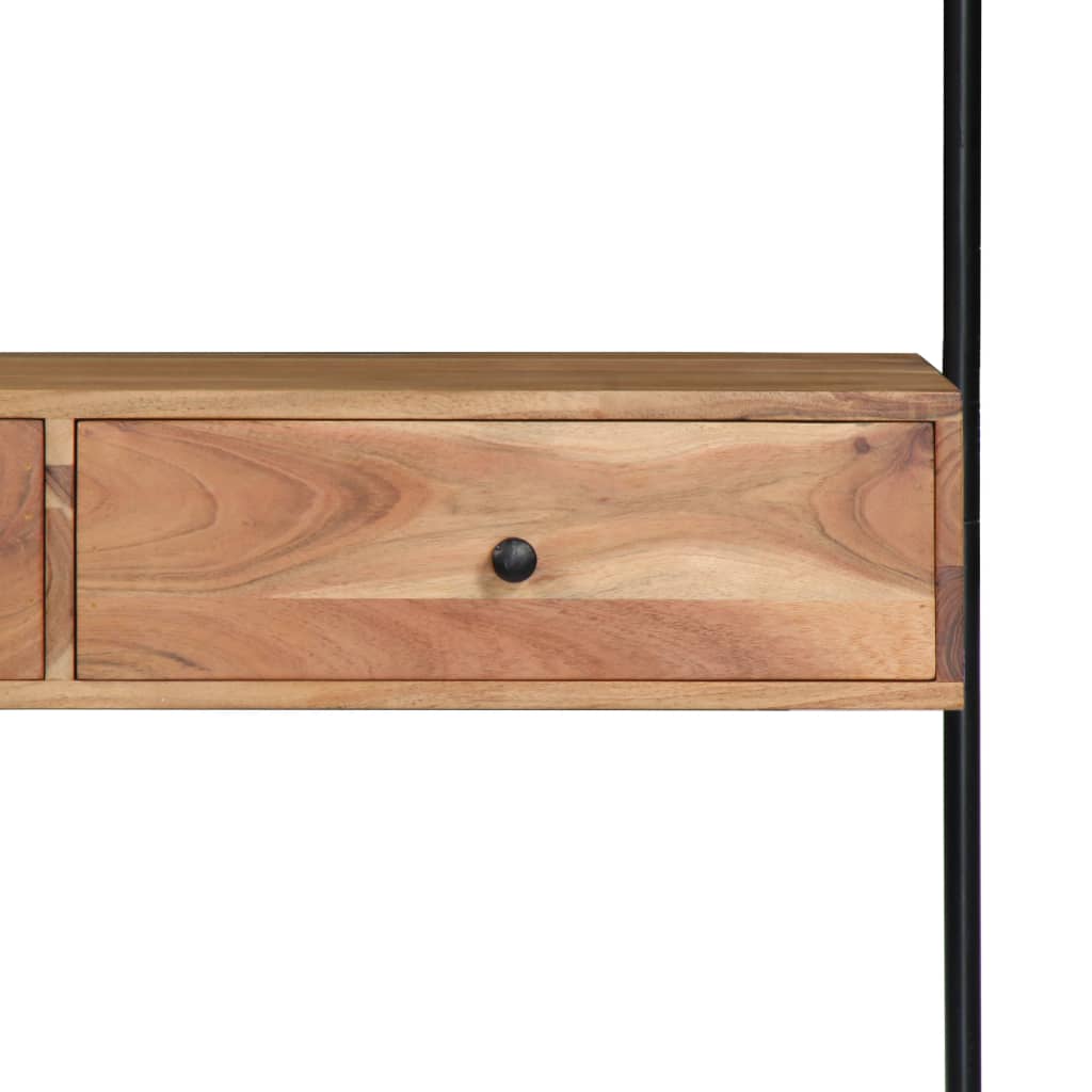 vidaXL Wandschreibtisch 90x40x170 cm Massivholz Akazie