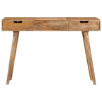vidaXL Schminktisch 112x45x76 cm Massivholz Mango