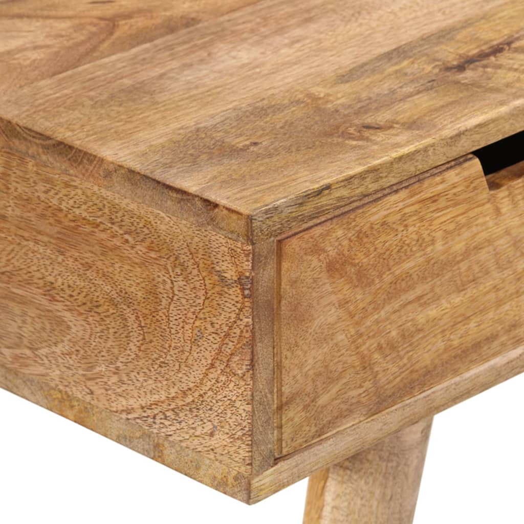 vidaXL Schminktisch 112x45x76 cm Massivholz Mango