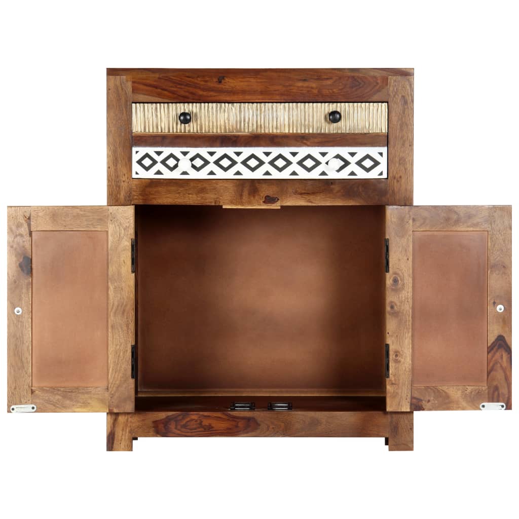vidaXL Beistellschrank 60x30x75 cm Massivholz Akazie