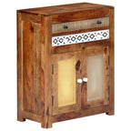 vidaXL Beistellschrank 60x30x75 cm Massivholz Akazie