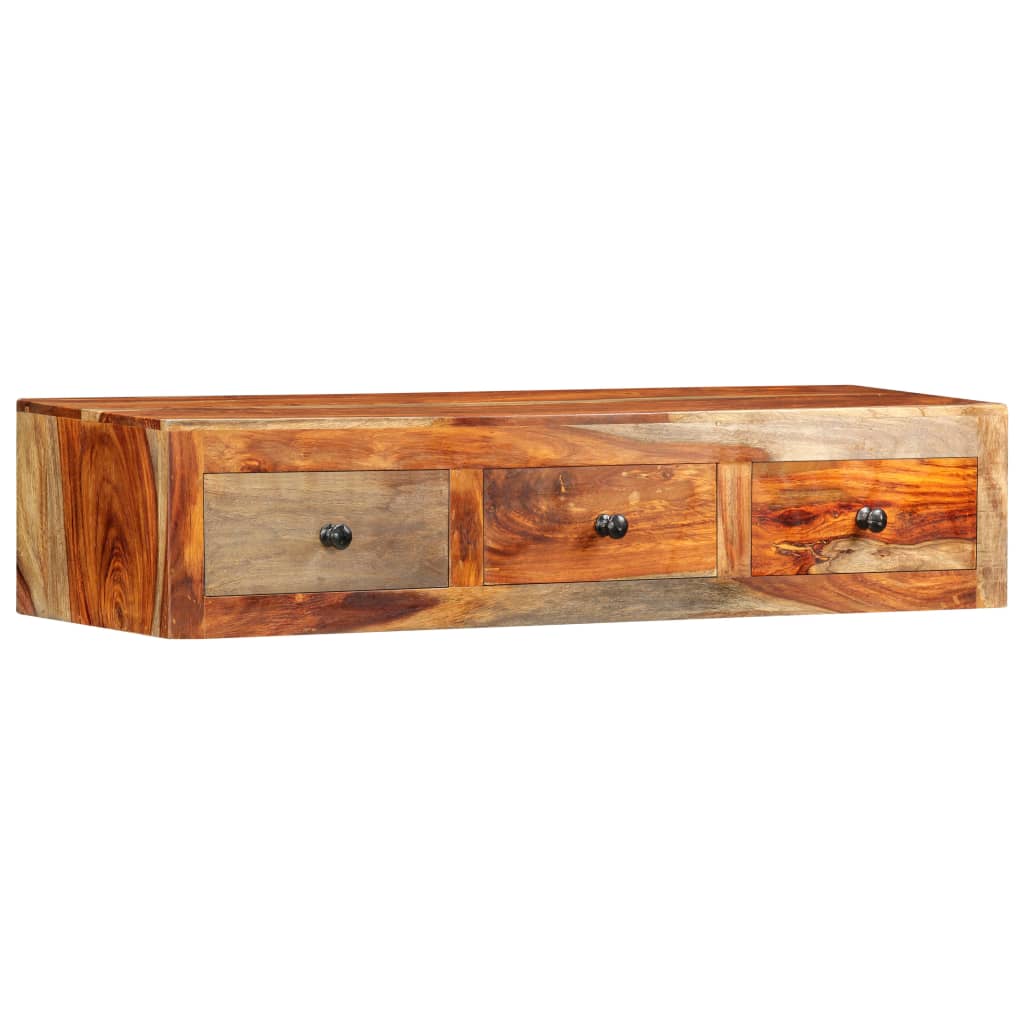vidaXL Wand-Konsolentisch 100x25x20 cm Massivholz Akazie