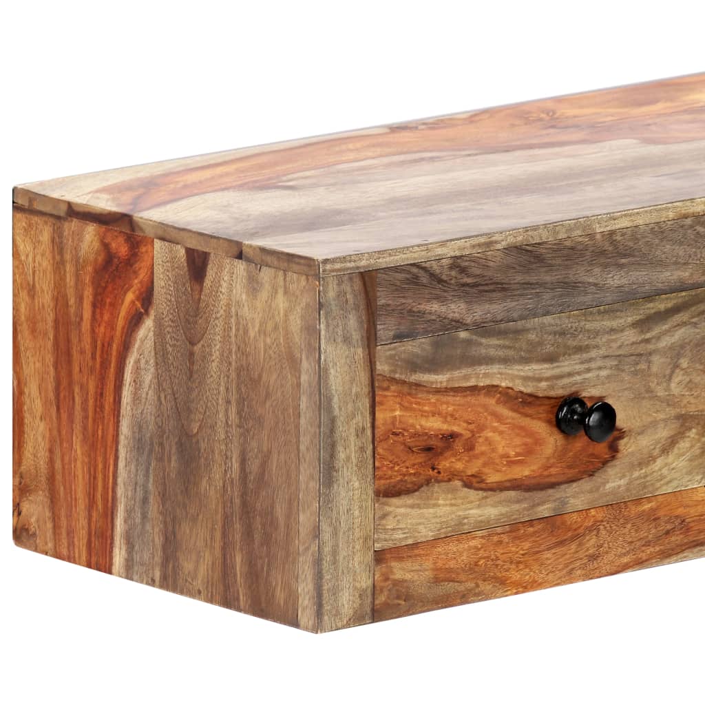 vidaXL Wand-Konsolentisch 100x25x20 cm Massivholz Akazie