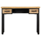 vidaXL Schreibtisch 110 x 50 x 76 cm Mangoholz Massiv