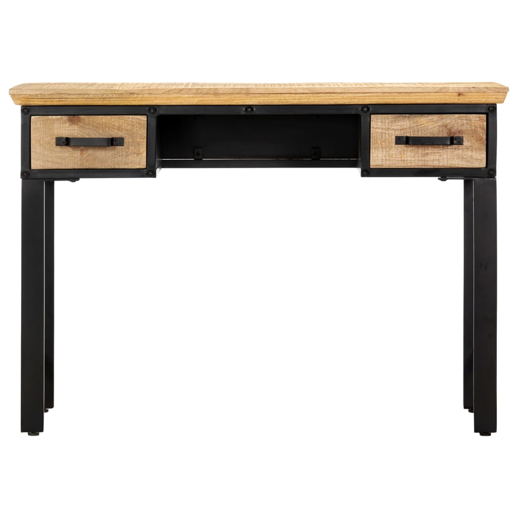 vidaXL Schreibtisch 110 x 50 x 76 cm Mangoholz Massiv