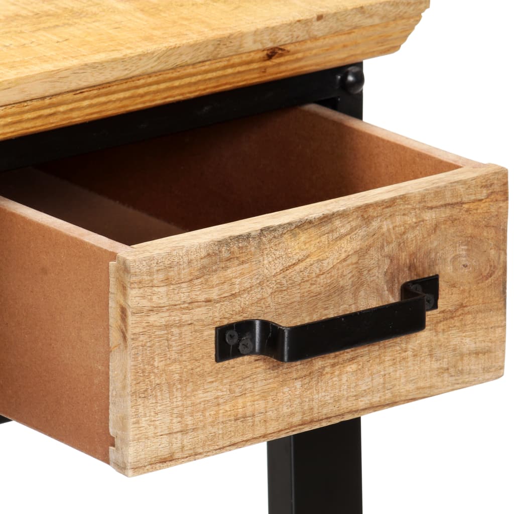 vidaXL Schreibtisch 110 x 50 x 76 cm Mangoholz Massiv