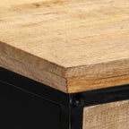 vidaXL Schreibtisch 110 x 50 x 76 cm Mangoholz Massiv