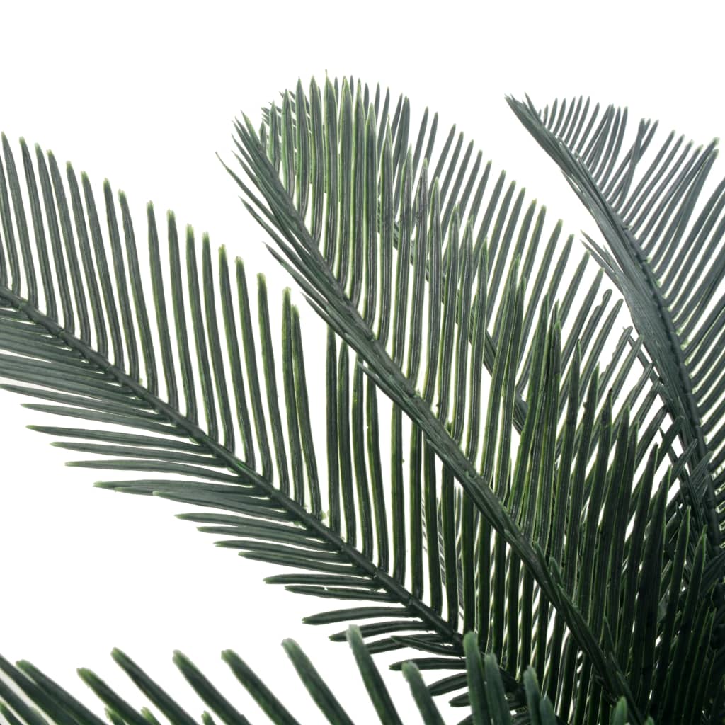 vidaXL Künstliche Pflanze Cycas-Palme mit Topf Grün 90 cm
