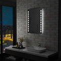 vidaXL Badezimmer-Wandspiegel mit LEDs 60x80 cm