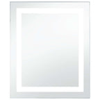 vidaXL LED-Badspiegel mit Berührungssensor 60x80 cm