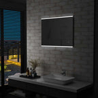 vidaXL LED-Badspiegel mit Berührungssensor 60x80 cm
