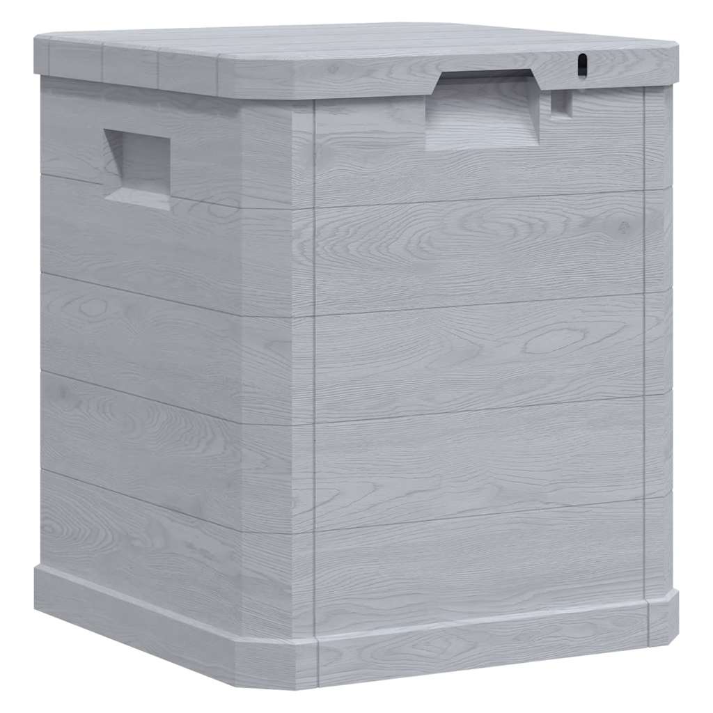 vidaXL Garten-Aufbewahrungsbox 90 L Hellgrau