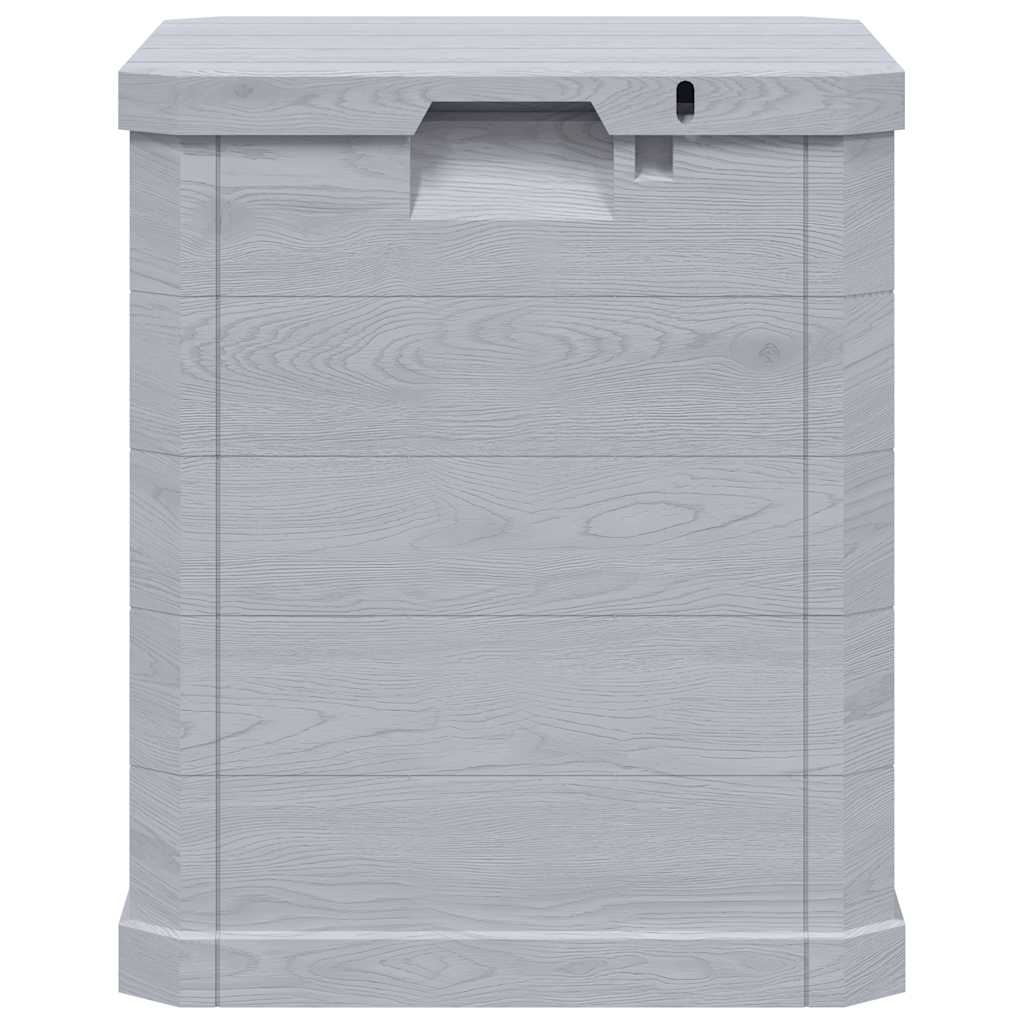 vidaXL Garten-Aufbewahrungsbox 90 L Hellgrau