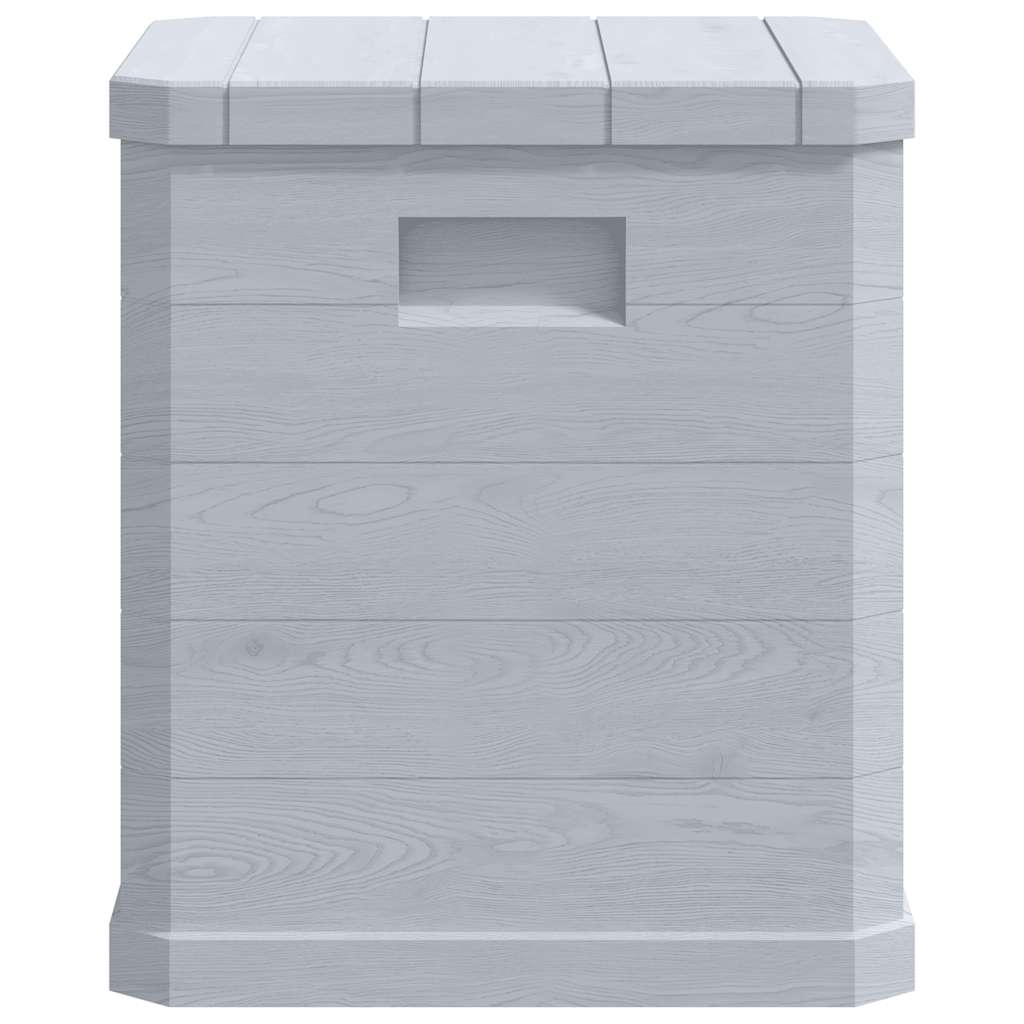 vidaXL Garten-Aufbewahrungsbox 90 L Hellgrau