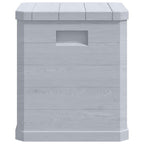 vidaXL Garten-Aufbewahrungsbox 90 L Hellgrau