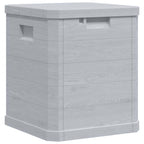 vidaXL Garten-Aufbewahrungsbox 90 L Hellgrau